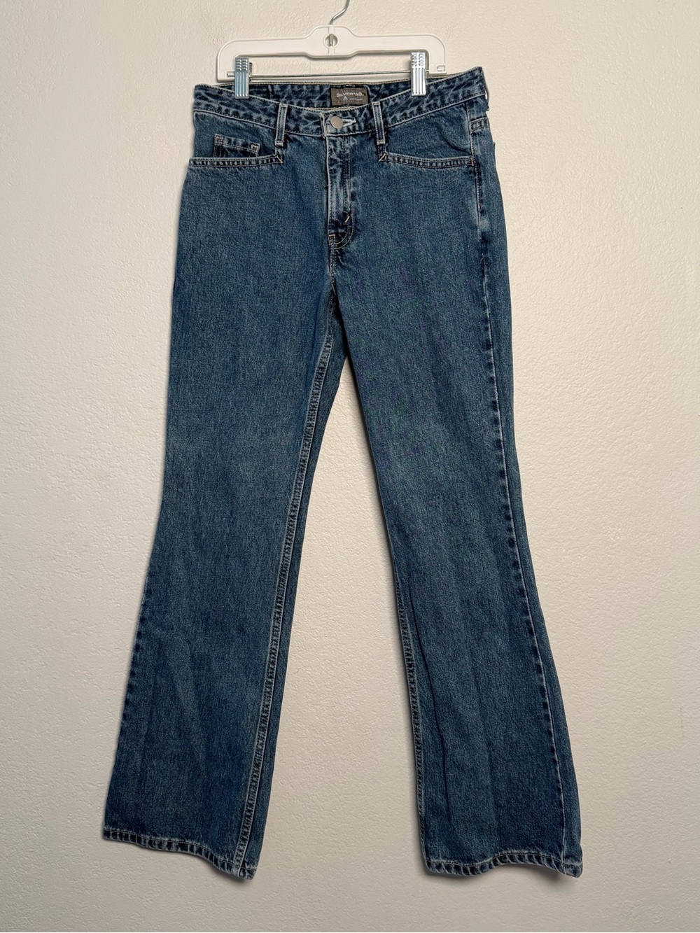 Silvertab Vintage 90s Levi's Women's Blue Bootcut Jeans 3 Short